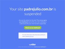 Tablet Screenshot of padrejulio.com.br
